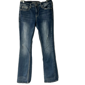 Antique‎ Rivet Jeans size 30 Women’s cross on back pockets great condition